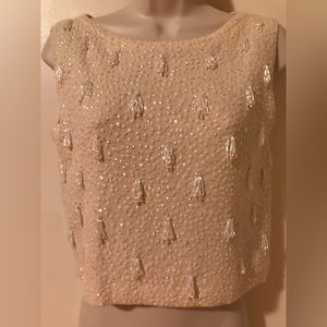 AGE Enterprises, Double Breasted Sequined Blouse, Size 36, (US Med),
